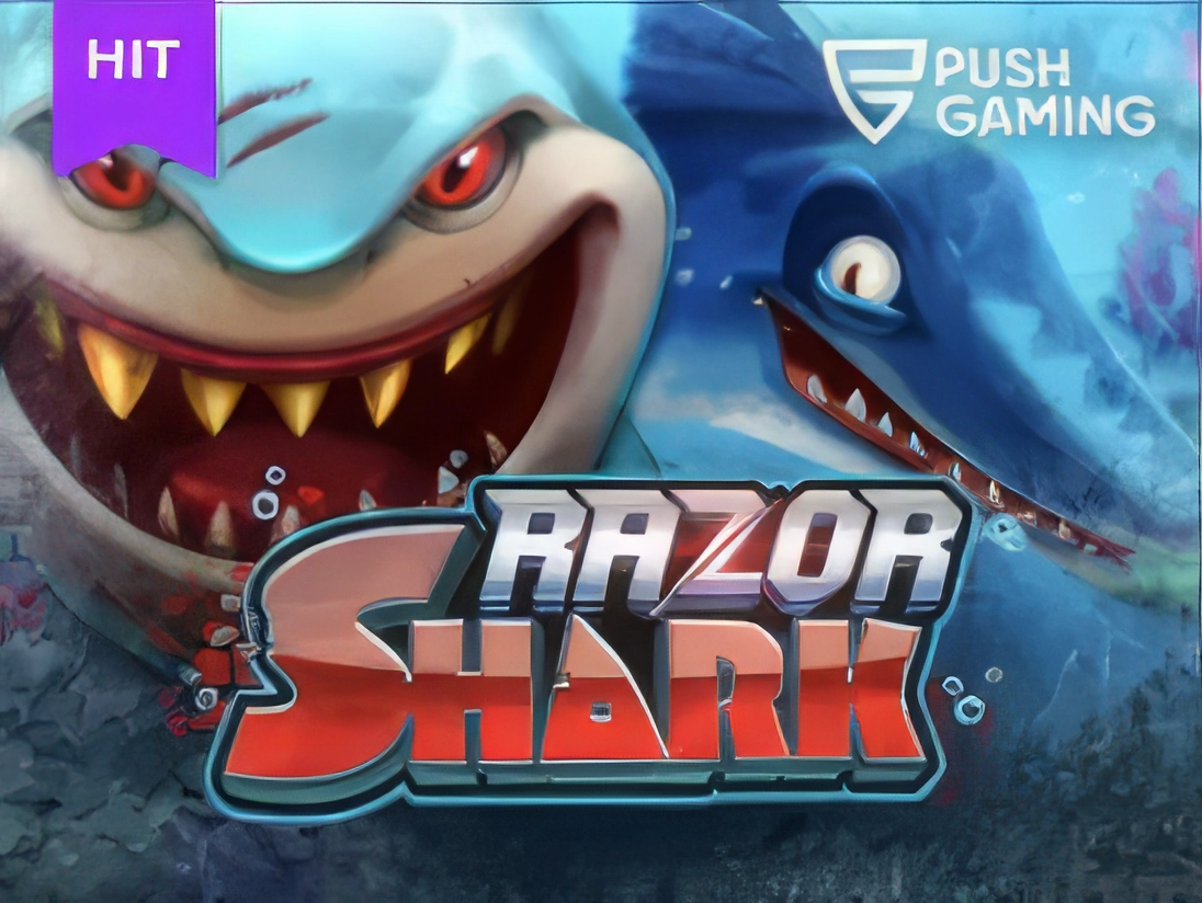 Логотоип слота Razor Shark